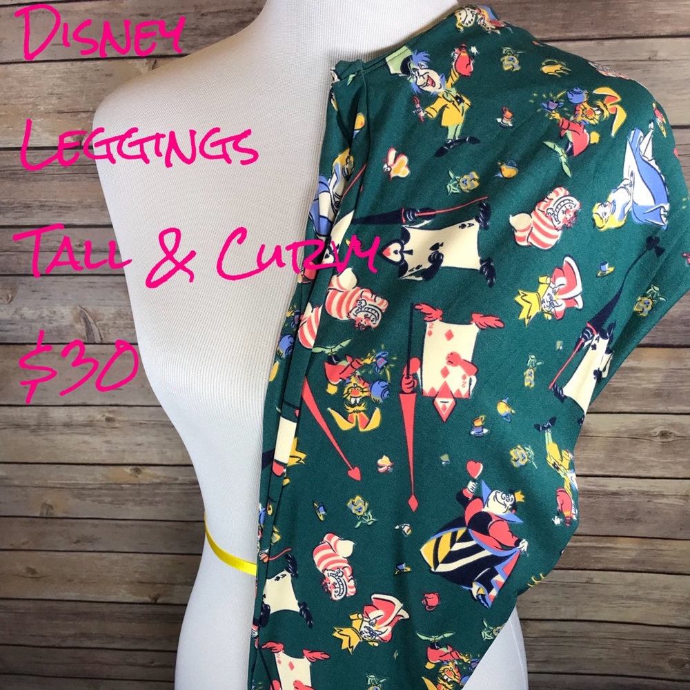 LuLaRoe Disney Collection TC Leggings Alice